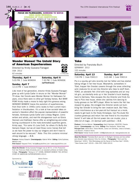 Program Guide - Cleveland International Film Festival