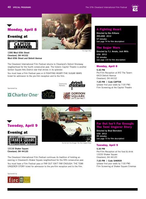 Program Guide - Cleveland International Film Festival