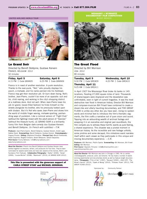 Program Guide - Cleveland International Film Festival