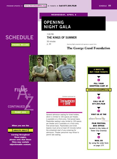 Program Guide - Cleveland International Film Festival