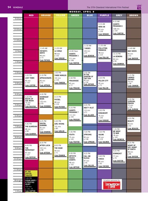 Program Guide - Cleveland International Film Festival