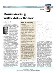 Reminiscing with John Keker - Plaintiff