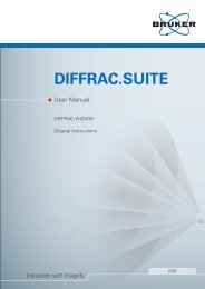 Bruker Diffrac.Measurement Suite Wizard User Manual