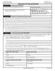 Application for Sickness Benefits - U.S. Railroad Retirement Board