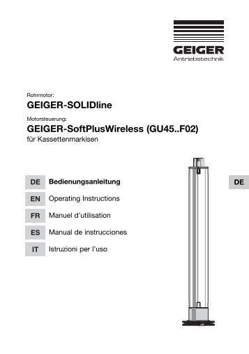 GEIGER-SOLIDline GEIGER-SoftPlusWireless (GU45..F02)