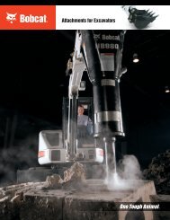 bobcat® attachments for excavators - Comingersoll