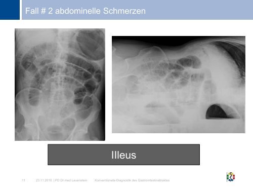 Konventionelle Diagnostik des Gastrointestinaltraktes