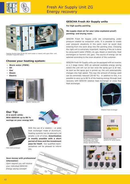 Spray booths - Gescha GmbH