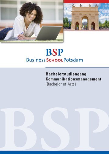 Bachelorstudiengang Kommunikationsmanagement - BSP Business ...