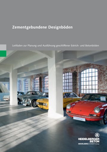 Zementgebundene Designböden - HeidelbergCement