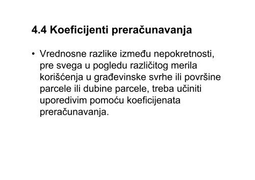 P d ti E i Procena vrednosti u Evropi â pregled postupaka