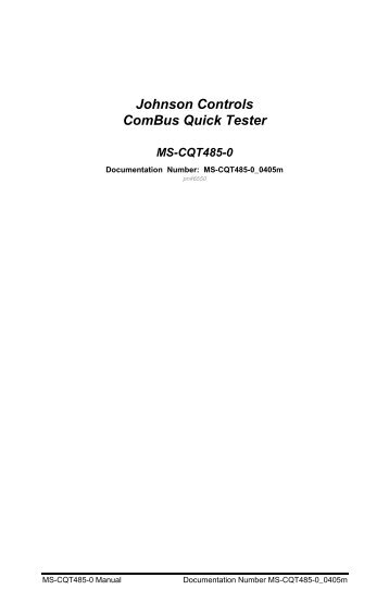 ComBus Quick Tester Manual-MS-CQT485-0_0405m - Chipkin ...