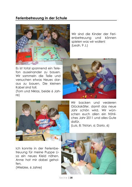 Schulzeitung 4. Ausgabe - Montessori Coesfeld