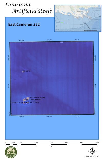 LDWF Offshore Reefs