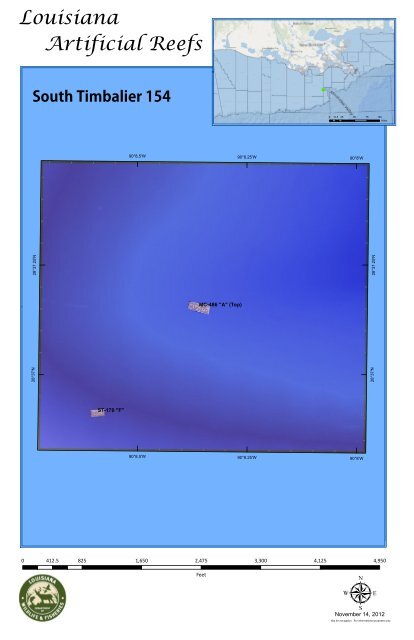 LDWF Offshore Reefs