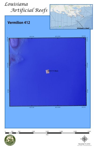 LDWF Offshore Reefs