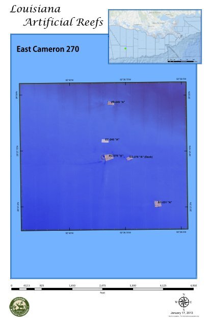 LDWF Offshore Reefs