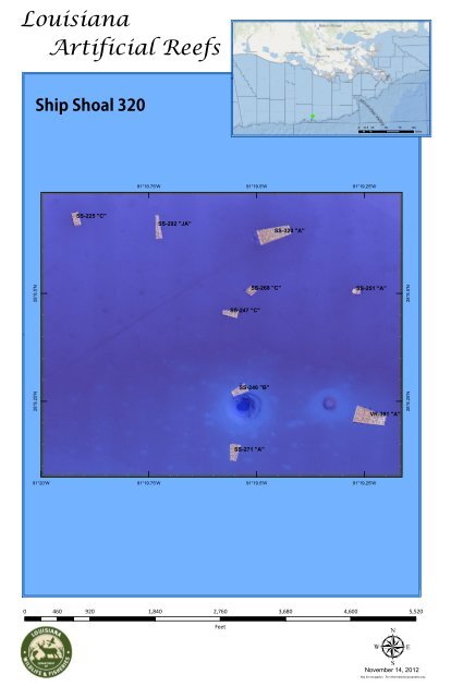 LDWF Offshore Reefs