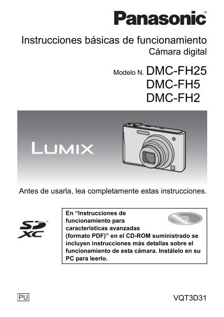 MANUAL DE USUARIO PARA EL MODELO DMC ... - Panasonic