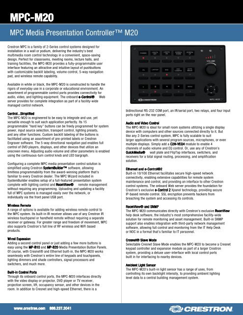 creston xpanel control on pc