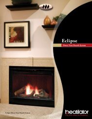 Eclipse Direct Vent Hearth System - At Andiron Fireplace Shop