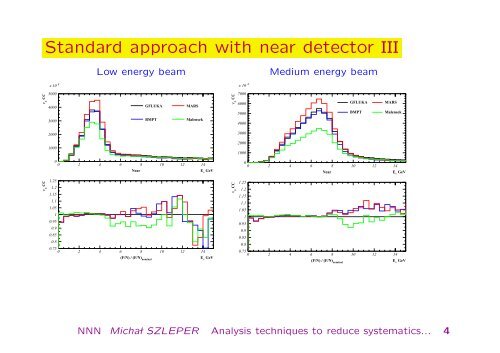 New analysis techniques to reduce systematics due ... - CNGS - CERN