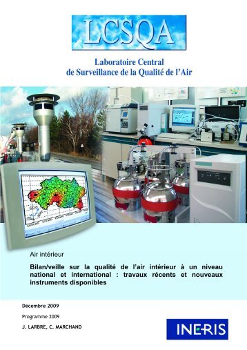 Bilan/veille sur la qualité de l'air intérieur à un niveau ... - LCSQA