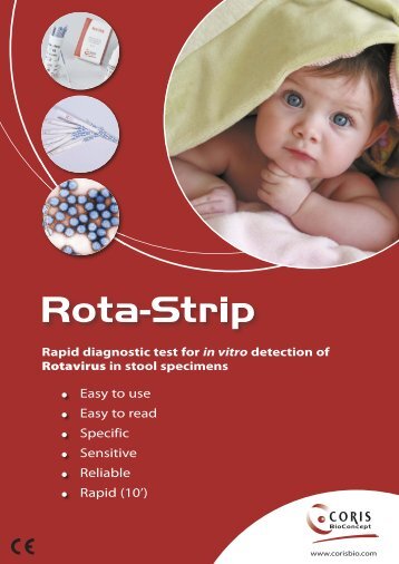 Rota-Strip - Rotavirus diagnostic - Product file - Coris Bioconcept