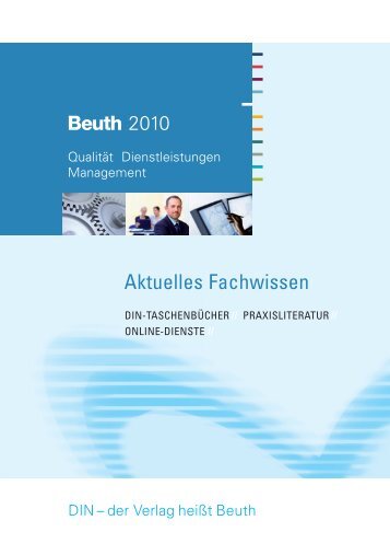 QualitÃ¤t / Dienstleistungen / Management - Beuth Verlag