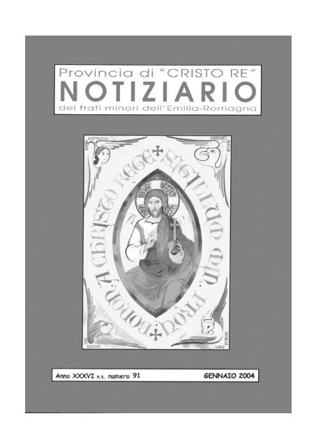 Frati Minori dell'Emilia-Romagna Notiziario -1 - Provincia di Cristo ...