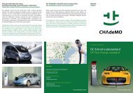 DC Schnell-Ladestandard DC Fast Charge standard - CHAdeMO