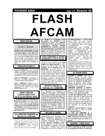 Flash 22 - AFCAM