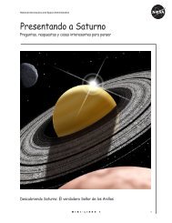 Presentando a Saturno - Cassini - NASA