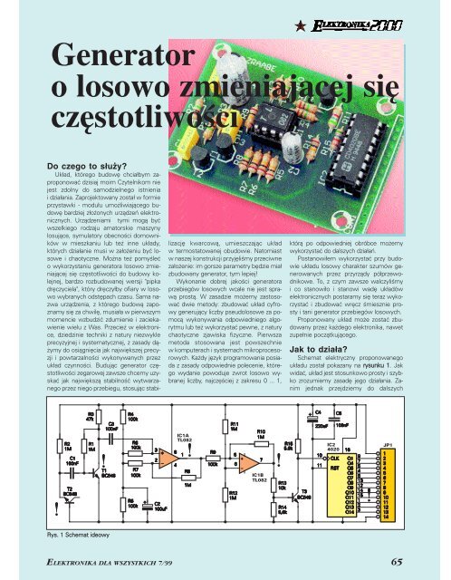 Generator o losowo zmieniającej się częstotliwości - Elportal