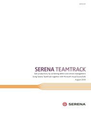 Teamtrack - Serena Software