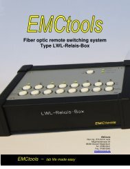 Datasheet EMCtools Relaisbox V1.1