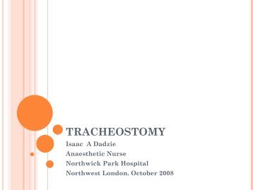 Tracheostomy by Isaac A Dadzie - MOTEC LIFE-UK