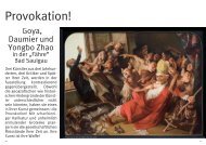 Goya, Daumier und Yongbo Zhao - Kulturmagazin-Bodensee.de