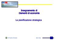 La pianificazione strategica