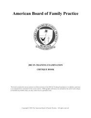 American Board of Family Practice