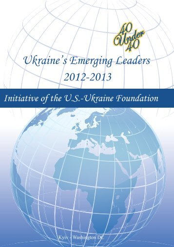 2012-2013 Ukraine's Emerging Leaders Informational Booklet