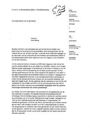 Brief Nedap gemeenten - Wij vertrouwen stemcomputers niet