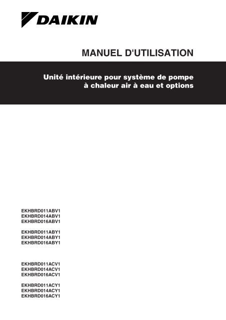 Manuel d'Installation - Daikin