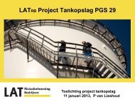 Presentatie Toelichting project tankopslag door Paul van Lieshout