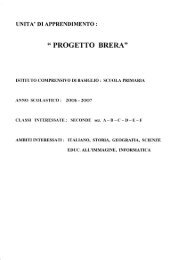 Il Progetto Brera, completo in formato PDF - ConquistaWeb