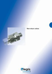 Non-return valves to ISO 8434-1/DIN 2353 - OPERATOR SERV