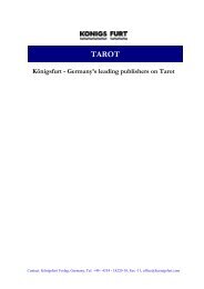 Germany's Leading Publishers On Tarot - Königsfurt-Urania Verlag