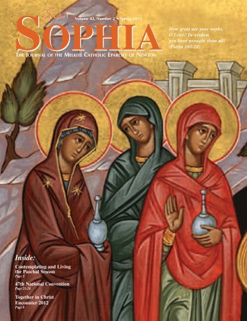 Sophia Spring12 - Melkite Eparchy of Newton