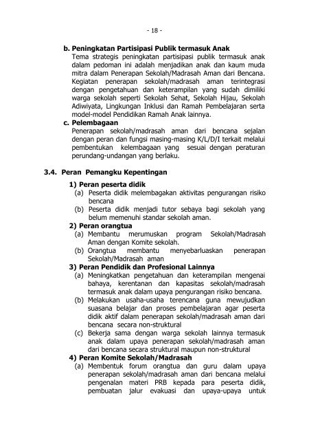 Peraturan Kepala BNPB No. 04 Tahun 2012