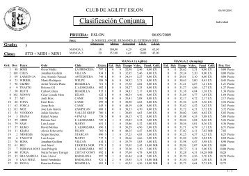 Grado 3 - Club de Agility Eslon